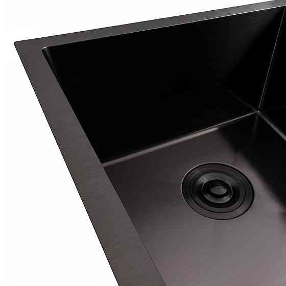 VALESO Кухонна мийка 78*43 PVD чорна на дві чаші VALESO Handmade (3.0/0.8) Киев