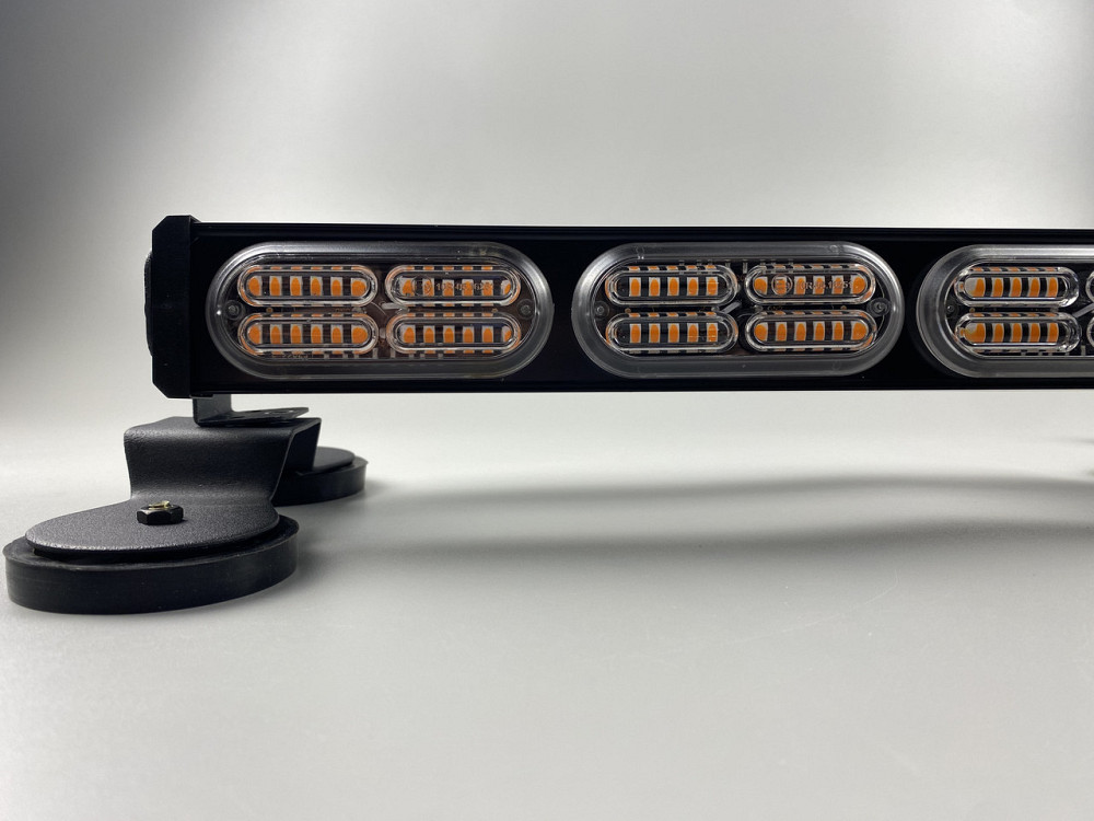 Стробоскоп LED 4 секції проблисковий LED-маячок балка на магнітах світлодіодний 12/24V (192 led діода) Мукачево - фото 5