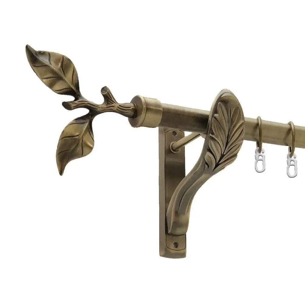 Карниз Orvit Листок Троянди металевий однорядний ретро Антик 25 мм 300 см (4224688) Львів - фото 1