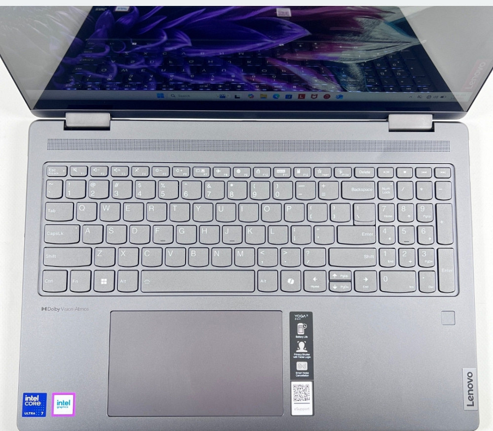 Cенсорний Lenovo Yoga 7 2в1 16IML9 Ultra 7 155U 16GB 1TB SSD Гарантія. Харків - фото 6