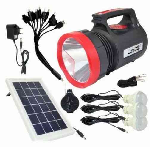 Ліхтар кемпінговий (станція) Luxury YJ-1908 10W+22SMD + MP3 FM + P.B.+ solar + ЗУ220В + 3 режими Київ
