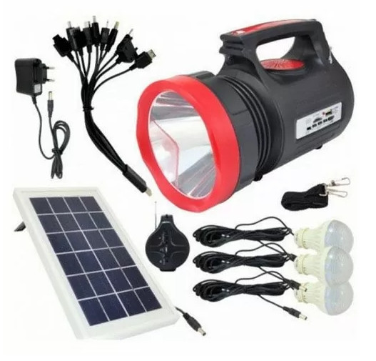 Ліхтар кемпінговий (станція) Luxury YJ-1908 10W+22SMD + MP3 FM + P.B.+ solar + ЗУ220В + 3 режими Київ - фото 4