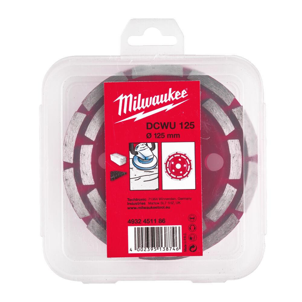 Чашка алмазна шліфувальна MILWAUKEE, DCWU, O125х22,23мм Одесса - изображение 1