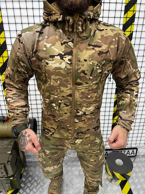 Тактическая военная куртка армейская софтшелл весна-осень softshell мультикам 91 Одесса - изображение 3