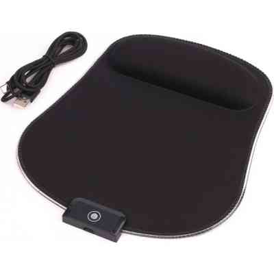 Коврик для мышки Maxxter MMP-LEDPAD-BK RGB Black (MMP-LEDPAD-BK) Винница