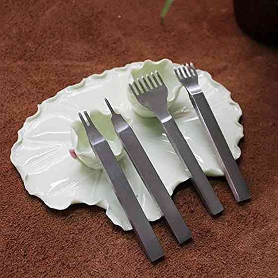 Набор ромбовидных пробойников для кожи, 4 шт. Киев