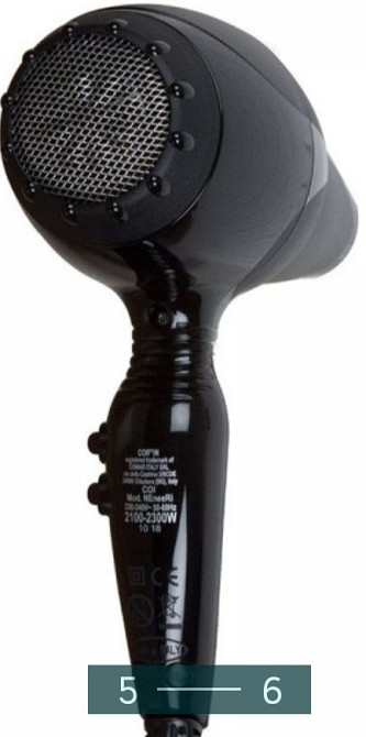 Фен для волосся: Coinfin Ionic Black NE1R-ion. Київ - фото 2