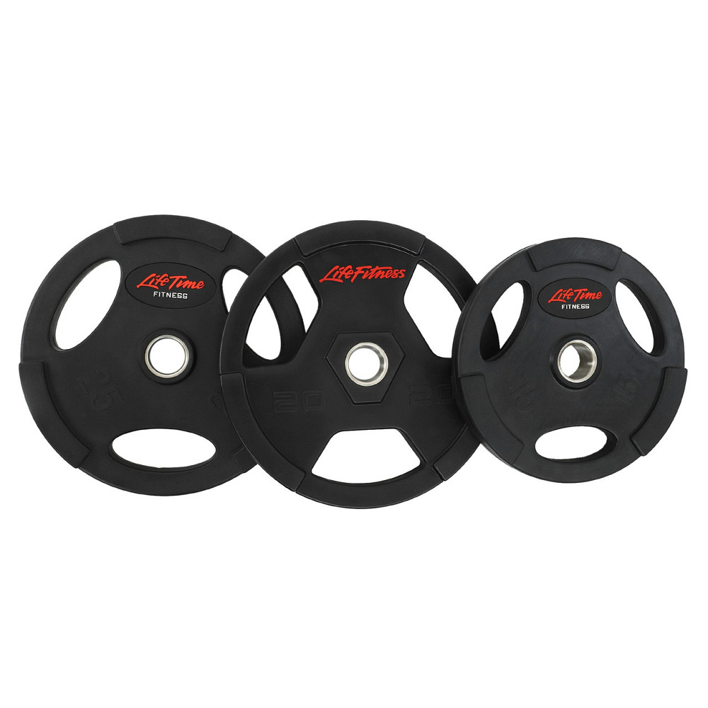 Блин (диск) обрезиненный 15 кг 51 мм LIFE-80154B-15 Гантели, гири, штанги и диски Киев - изображение 7