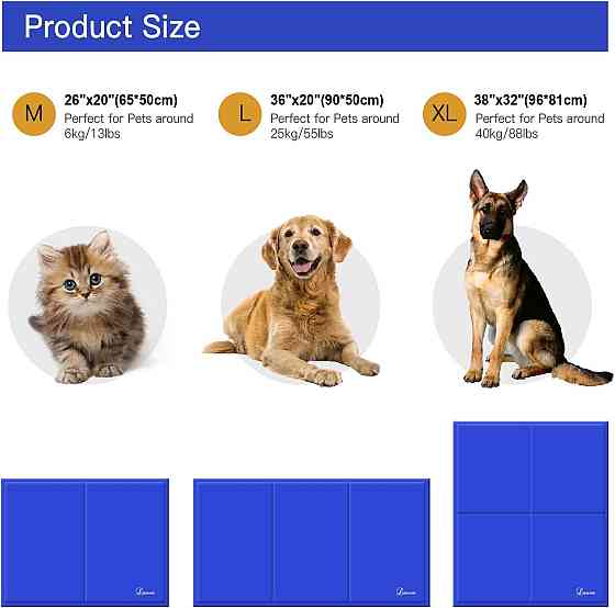 Самоохолоджувальний килимок для домашніх тварин Lauva 90x50см Луцк