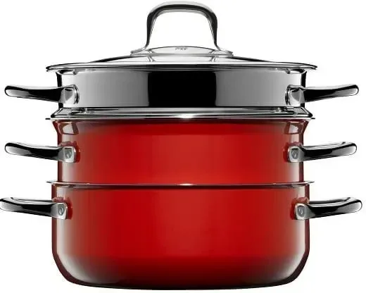WMF Набір каструль Fusiontec Compact Red 4 elementy 4000530730572 Киев