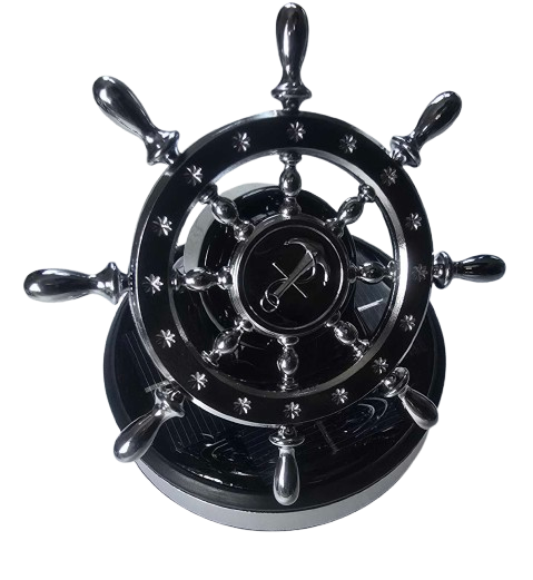 Ароматизатор автомобільний Штурвал на сонячній батареї (Сірий) Київ - фото 1