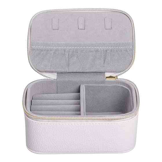 Yiwu Скринька для прикрас з еко шкіри на блискавці міні органайзер для ювелірних виробів HP-5-2 Коломыя