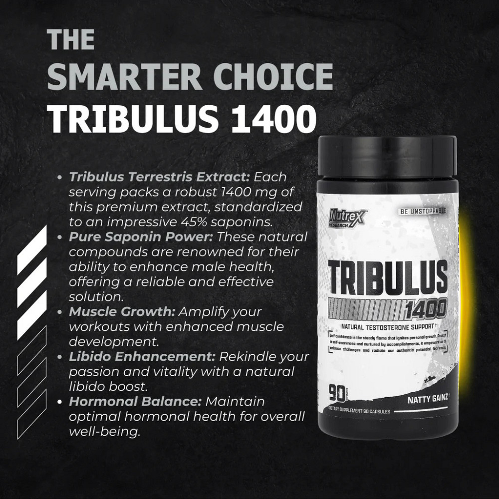 Трибулус Nutrex Research Tribulus 1400 90 caps Луцьк - фото 3