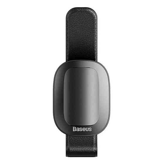 Автодержатель для очков Baseus Platinum Eyewear Clip ACYJN-B01 на солнцезащитный козырек (Черный) Николаев