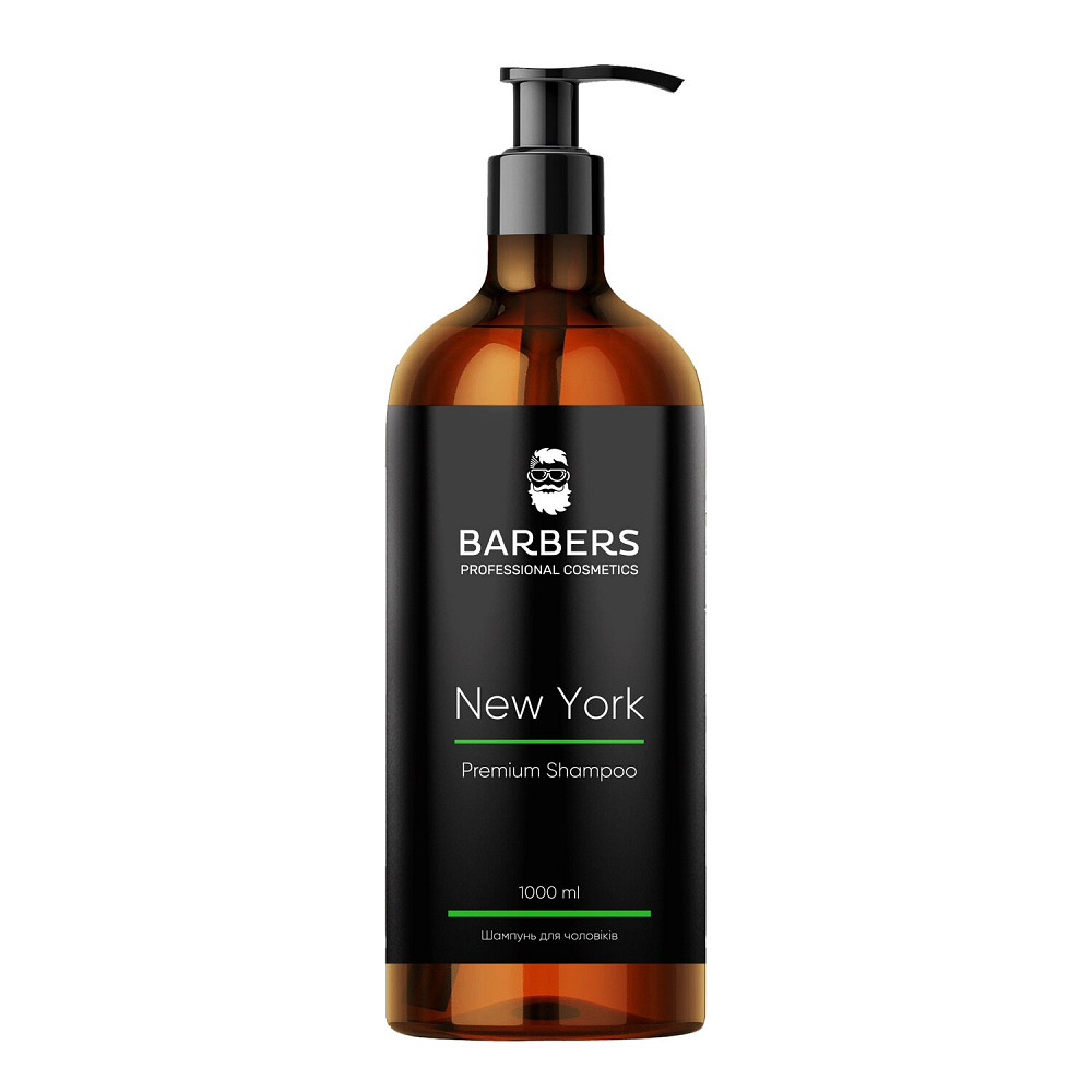 Шампунь для мужчин тонизирующий Barbers New York 1000 мл Киев - изображение 4