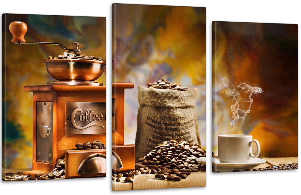 Модульная картина Кофе Art-95_3 70x130 см Киев - изображение 1