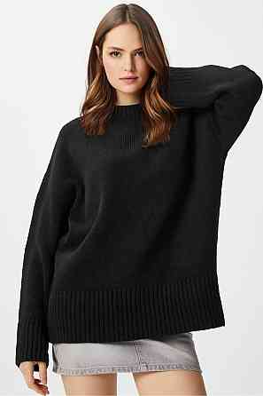 Жіночий затишний оверсайз светр машинна вʼязка Одеса