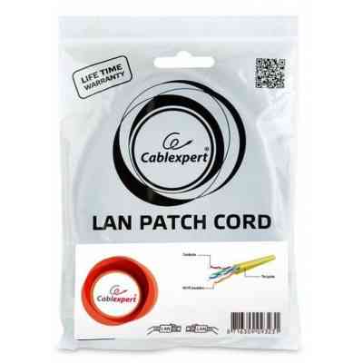 Патч-корд 0.5м UTP cat 6 CCA yellow Cablexpert (PP6U-0.5M/Y) Вінниця