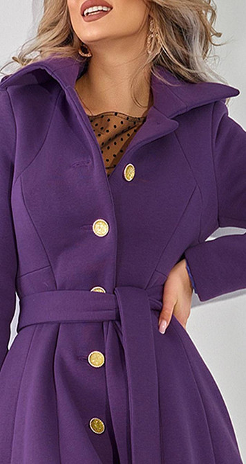 М'яке приталене пальто (42) Київ - фото 5