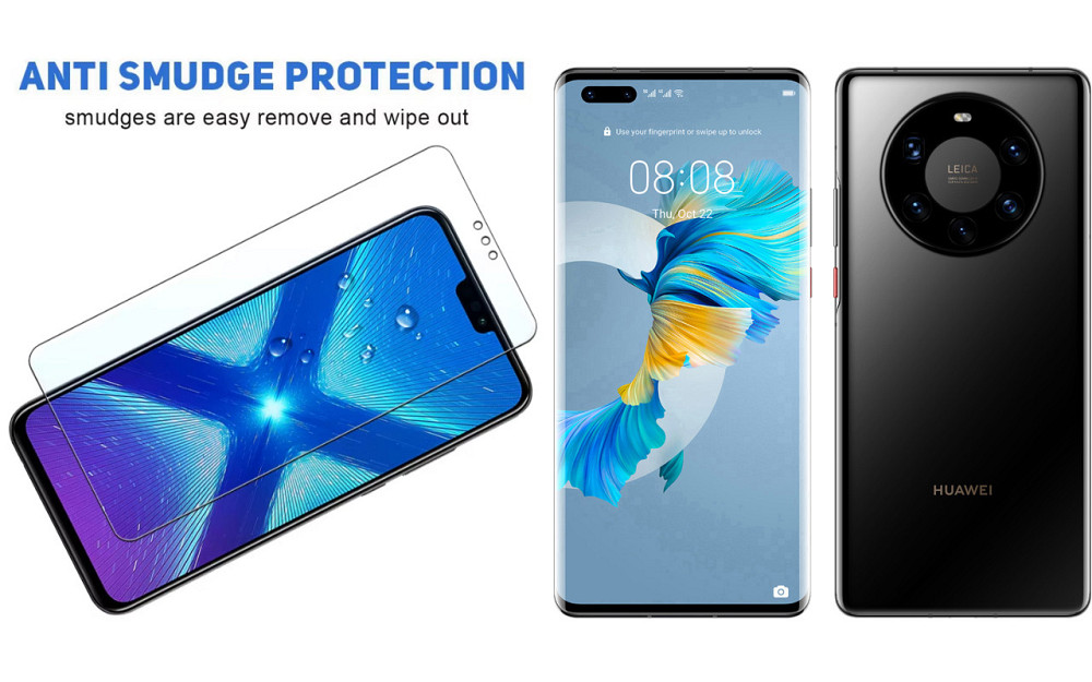 Захисне скло NeoGlass для Huawei Mate 40 – надпрозоре та стійке Київ - фото 3