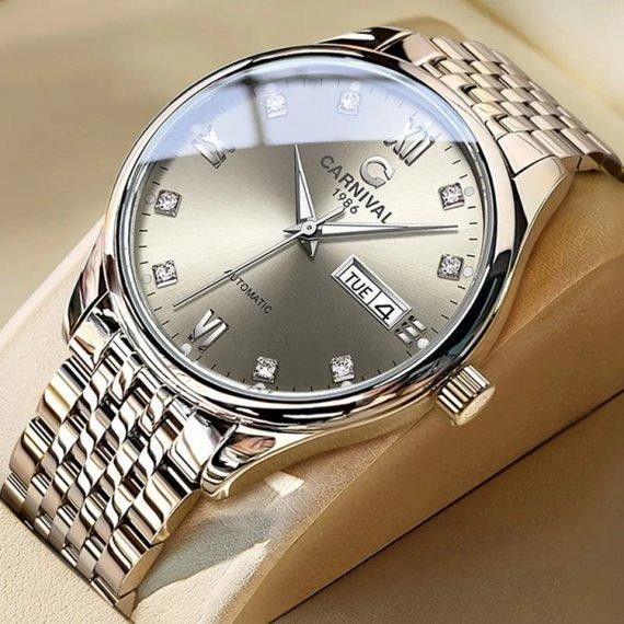 Часы мужские наручные Carnival Toscana (Серебристые) Винница - изображение 1