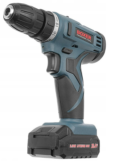 BX-178 Аккумуляторный шуруповерт 18В с 94 аксессуарами, 2 батареи Li-Ion, 2 скорости, в кейсе Одесса - изображение 3