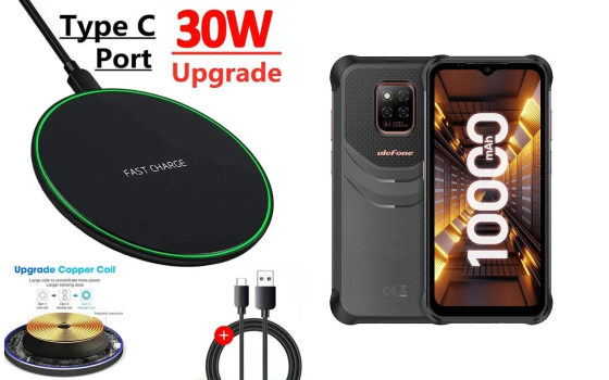 Беспроводное зарядное устройство 30W для Ulefone Power Armor 14, Power Armor 14 Pro Киев
