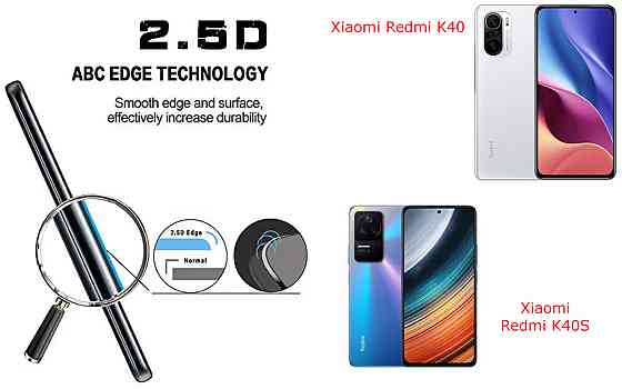 Защитное стекло ArmorGlass для Xiaomi Redmi K40, Redmi K40S – устойчивое к царапинам и ударам Киев