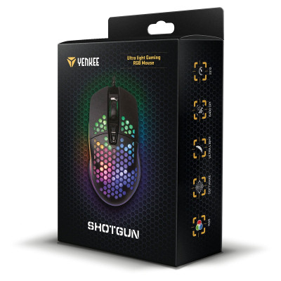 Мишка YENKEE YMS 3030BK Shotgun USB Black (45015501) Вінниця - фото 9