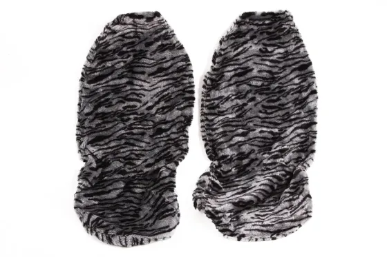 Чехли на сидіння хутряний чорний/графітний Вінниця