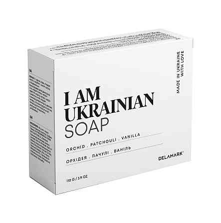 Тверде мило з ароматом орхідеї, пачулі та ванілі DeLaMark I am Ukrainian 110 г Вінниця