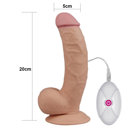 Реалистичный вибратор - The Ultra Soft Dude Vibrating 8.5