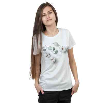 Футболка Sol's Pioneer Women Cotton Flowers білий L (03579102/115L) Вінниця