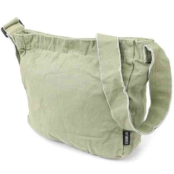 Сумка на плече з якісного текстилю Vintage sale_15131 Оливковий Київ