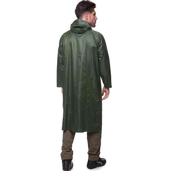 Плащ-дощовик ПВХ на блискавці і кнопках розмір L-XL оливковий Київ