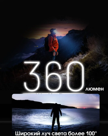 Налобный фонарь Nitecore NU20 Classic 360лм Type-C (красный и белый свет) Черный Киев