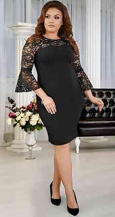 Гарне плаття великого розміру з гіпюром (54) Київ