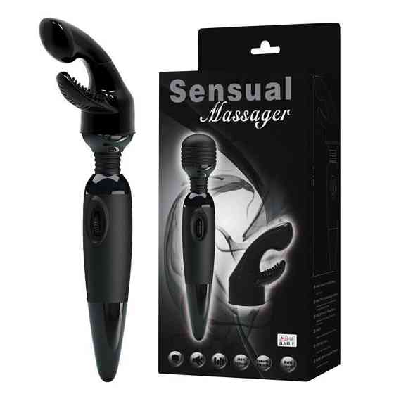 Вибромассажер SENSUAL MASSAGER со сменной насадкой BW-055011 Sex Aura Киев