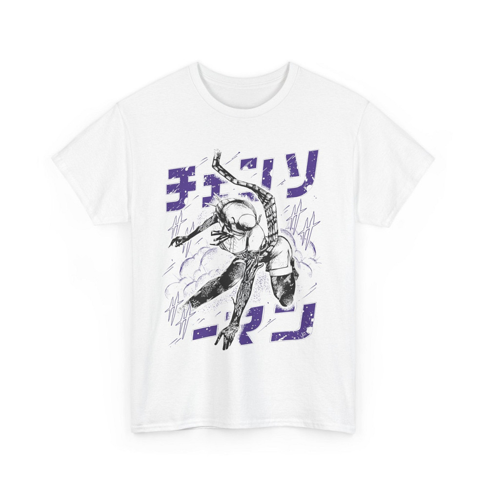 Футболка з аніме принтом Людина-бензопила оверсайз (S/M/L) Чорний AnimeJ0254 Дніпро - фото 7