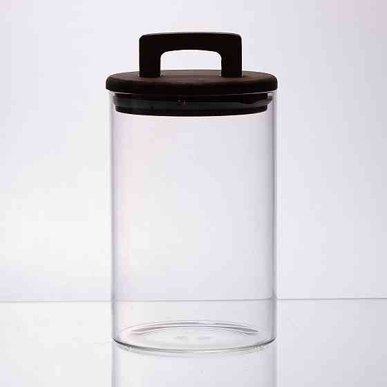 Банка для сипучих продуктів з бамбуковою кришкою 900 мл Київ