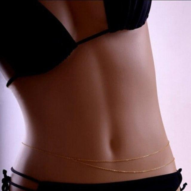 Ланцюжок на талію бодічейн золотистий Київ - фото 3