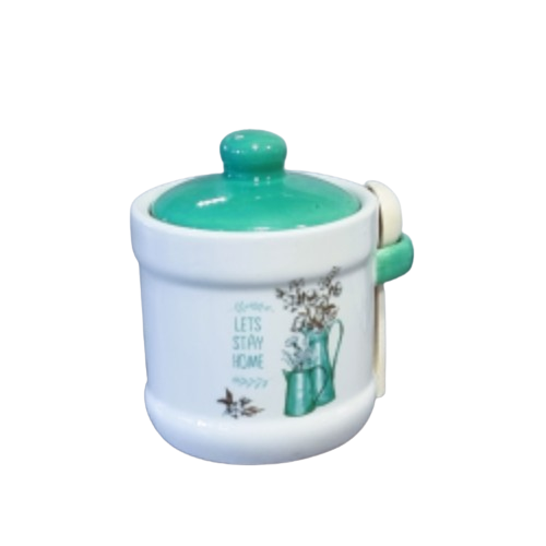 Ємність для меду Бавовна 340мл з дерев'яною ложкою S&T 700-04-18 Житомир