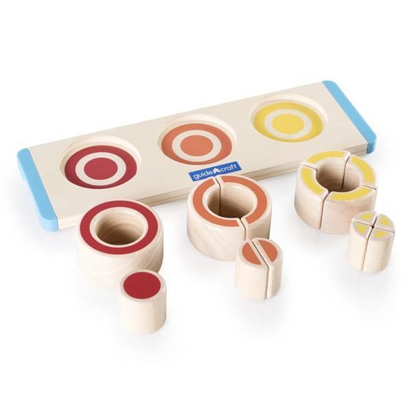 Деревянный пазл-сортер Guidecraft Manipulatives Сегменты круга (G6746) Харьков - изображение 18