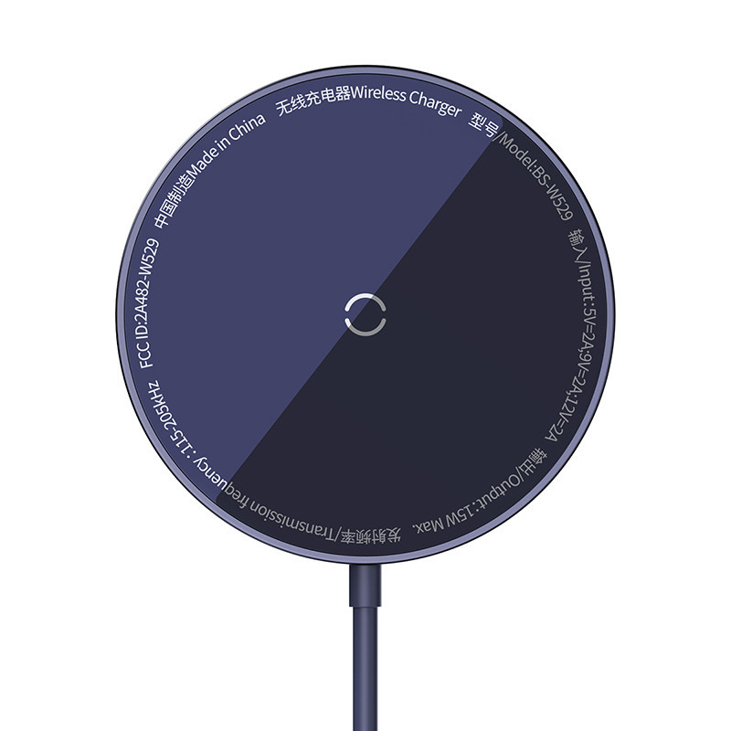 Беспроводное зарядное устройство Baseus Simple Mini3 Magnetic Wireless Charger 15W Dusty Purple Одеса - фото 1