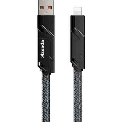 Дата кабель USB 2.0 AM/USB-C to Lightning + Type-C 1.5m PD-B96th Black Proda (PD-B96th-BK) Винница