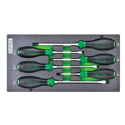Набор отверток Toptul с шестигранником ударных 6 шт. в ложементе (GEA0617) Винница - изображение 1
