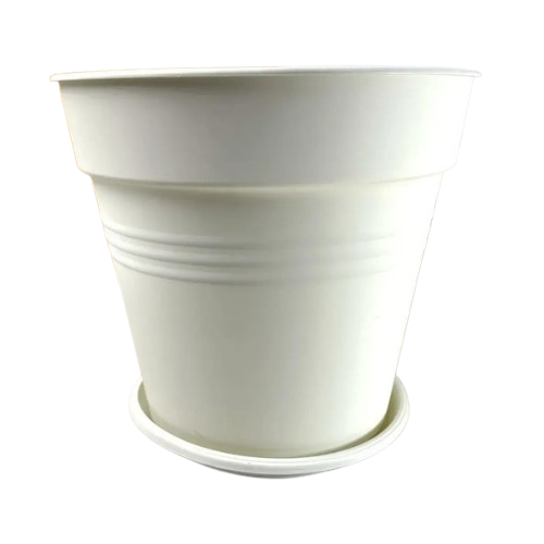 Вазон Глорія з підставкою 14,5*14см білий Алеана Житомир - фото 1