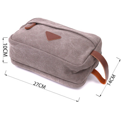 Сумка Vintage На два отделения из текстиля Серая (22230) Винница - изображение 5