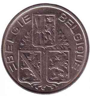 1 франк. 1939 год, Бельгия. (Belgie-Belgique) Полтава