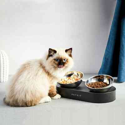 Універсальний посуд для тварин Petkit FRESH NANO-METAL Pet Cat TWO Bowl Stand (P5201) Вінниця